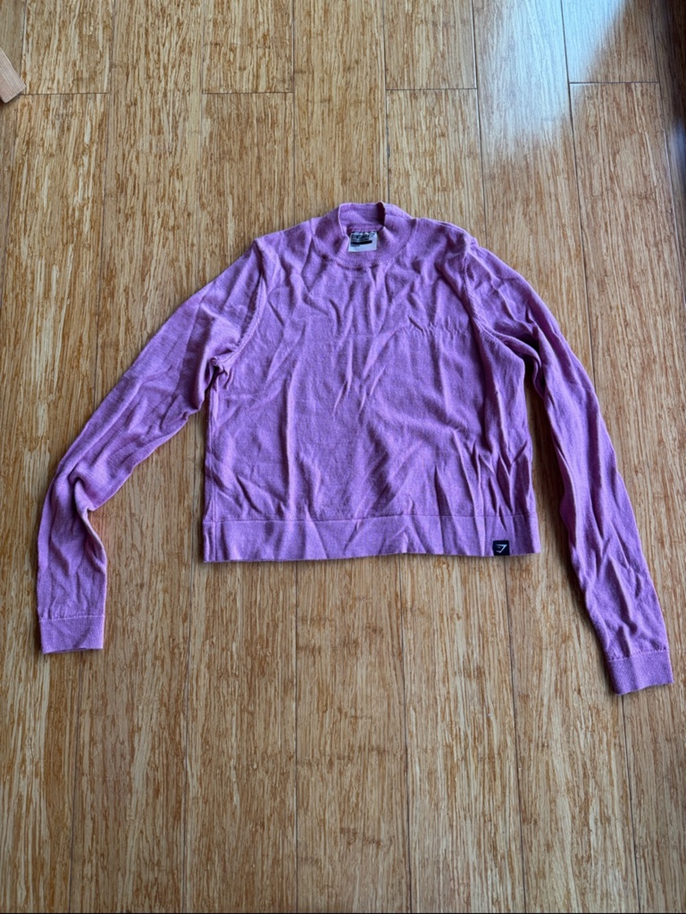Gymshark Purple Crewneck Knit Sweater